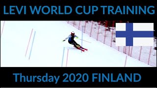 LEVI World Cup Training 2020  Thursday FINLAND [upl. by Irollam861]