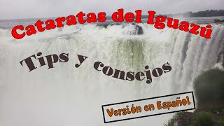 Cataratas del Iguazú Tips y consejos [upl. by Melac]