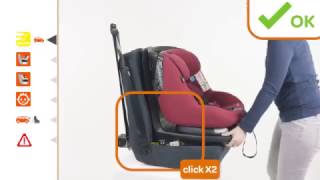 MaxiCosi l AxissFix car seat l How to install [upl. by Keg]