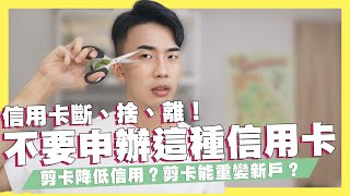 我不再申辦這類型的信用卡！信用卡斷捨離！剪卡之後變新戶？每年竟然都需要固定淘汰這些卡！不剪卡竟然要收費！｜SHIN LI李勛 [upl. by Ylehsa573]