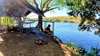 Acampamento Solo  Melhor sozinho que mal acompanhado pescaria raiz [upl. by Ratcliff]