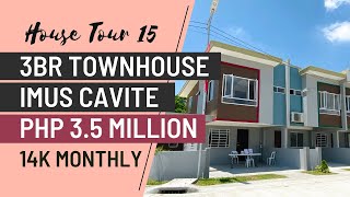 House Tour 15  3BR 3TB Townhouse for Sale Imus Cavite  Amanda  Hamilton Executive Residences [upl. by Nosned181]