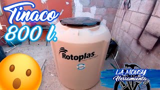 Tinaco Rotoplas quotNueva Generacionquot de 800 Litros  Review Accesorios Tips y MAS 🔥 [upl. by Colston]