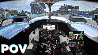 EPIC F1 24 Spanish GP in Full Motion Sim Rig  FANATEC CS DD [upl. by Audi]