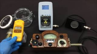 Testing dosimeters with DP2 control source Контрольный Источник ДП2 [upl. by Dugan784]