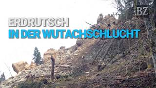 Handyaufnahmen zeigen Erdrutsch in der Wutachschlucht [upl. by Ynafetse]