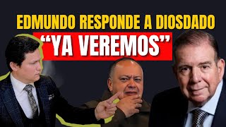 EDMUNDO RETA A DIOSDADO CON UN quotYA VEREMOS LO QUE VA A SUCEDERquotquot SI ENTRA O NO PARA EL 10E [upl. by Imotas]