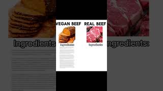 Vegan Beef vs Real Beef meme fyp DxrkyMemes [upl. by Atsirhc]