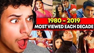 20 Most Viewed Hindi Songs of Each Decade 19802020s [upl. by Hong]