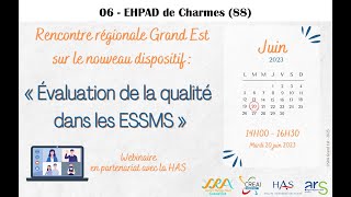 Webinaire Nouveau dispositif dévaluation des ESMS 69 [upl. by Emyaj]