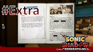 READING ALL OF GERALD ROBOTNIKS JOURNAL  Sonic x Shadow Generations Extra [upl. by Akimal333]