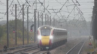 LNER Azuma storms through Thirsk 11024 [upl. by Ellives288]