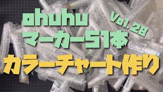 Vol28 オフーフというアルコールマーカーを購入しましたので、カラーチャート作りでおま。 [upl. by Kemeny76]