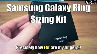 Samsung Galaxy Ring Sizing Kit Unboxing [upl. by Adiela32]