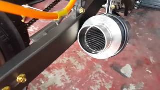 Honda Grom MSX125 Leo vince Exhaust sound [upl. by Nesnah]