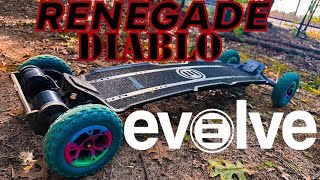 EVOLVE RENEGADE DIABLO electric skateboard review [upl. by Eiuqram]