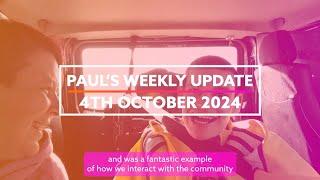 Paul de Savarys Weekly RoundUp  4th October 2024 [upl. by Nahshunn]