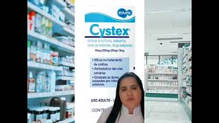 INDICAÇÃO FARMACÊUTICA  INFECÇÃO URINÁRIA  CYSTEX [upl. by Welton]