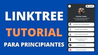 Tutorial Linktree 2023  Como usar y configurar Linktree GRATIS [upl. by Fagin]