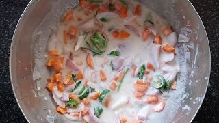 Salad  curd salad  malayalam recipe [upl. by Annaiel]