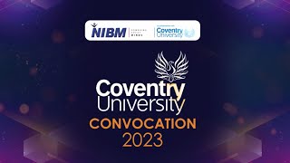 NIBM  Coventry University Convocation Ceremony 2023 [upl. by Nyliuqcaj]