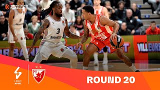 ASVEL Zvezda  Round 20 Highlights  202324 Turkish Airlines EuroLeague [upl. by Larkins27]