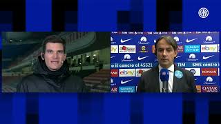 SIMONE INZAGHI INTERVIEW INTER 2 0 FROSINONE 🎙️⚫🔵 [upl. by Atikim]