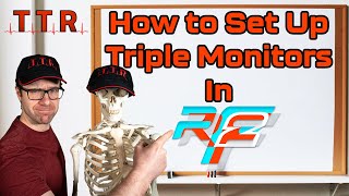 rFactor 2  How to Set Up Triple Monitors [upl. by Yenar587]