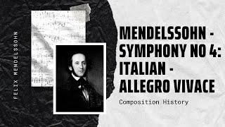 Mendelssohn  Symphony No 4 Italian  Allegro Vivace [upl. by Rise440]