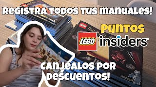 Cómo registrar tus manuales de LEGO para obtener puntos en LEGO Insiders puntos VIP [upl. by Jarnagin]