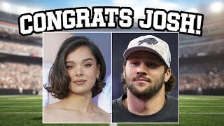 quotJosh Allen Engaged to Hailee Steinfeld A Power Couples New Chapterquot [upl. by Glennon325]