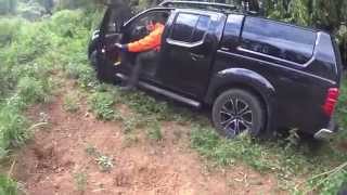 Nissan Navara V6 Offroad part 14fails rescuing tractor part 1 [upl. by Carena230]