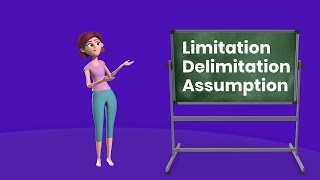 Limitations delimitations and assumptions in research Differences with Examples [upl. by Feilak]