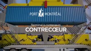 Port de Montréal  Agrandissement  Terminal portuaire de Contrecoeur [upl. by Pepper87]