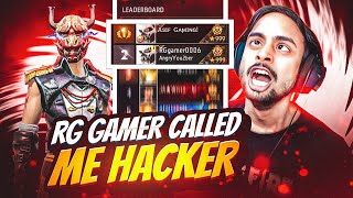 Angry YouTuber 🤬 Called Me Hacker amp Reported Me After Losing The Game On Live 😱 Garena Free Fire [upl. by Rimaj]