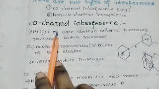 Interference and types of interferenceCMCReal cochannel interference [upl. by Aihsekat]