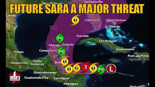 111324 Storm Threat Growing for Central America Yucatan Florida [upl. by Ashil70]