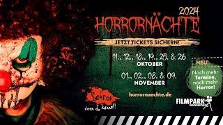 Horrornächte 2024 im Filmpark Babelsberg [upl. by Omora139]