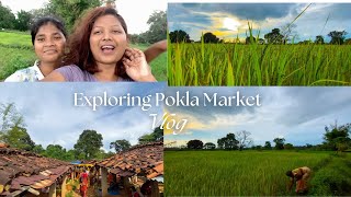 Exploring Pokla Market and Journey Back To Ranchi  Kamdara Vlog  Priyanka Khakha [upl. by Chrysler]