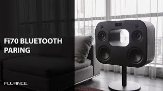 How to connect to an Fi70 ThreeWay Wireless High Fidelity Music System with Bluetooth [upl. by Eromle]