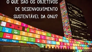 O que são os Objetivos de Desenvolvimento Sustentável da ONU [upl. by Yren]