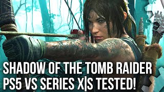 Shadow of the Tomb Raider PS5 vs Xbox Series XS Update  Can NextGen Handle 4K 60FPS [upl. by Kurtzman]