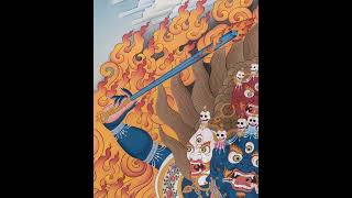 Mahakala with others  Powerful  Wrathful Deity  Buddhism  Enlightenment [upl. by Ohcamac]