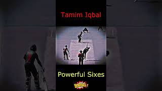 Tamim Iqbal Powerful Sixes 🔥 shorts cricket sixes shortsfeed [upl. by Archer848]