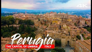 What is PERUGIA known for  The Capital of Umbria Italy drone 4K [upl. by Meredith]