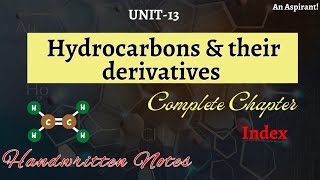 Unit 13  Hydrocarbons Index  Chemistry  General Science  An Aspirant [upl. by Sophie993]