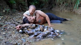 How to harvest giant oysters for sale  cook oyster porridge for your children to eat [upl. by Docia]