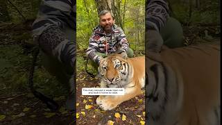 This man rescued a weak tiger cub and took it home to raise animalshorts shortsvideo [upl. by Crompton136]