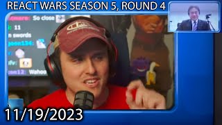 Coney Reacts In React Wars Season 5 Round 4 111923 [upl. by Dulciana]