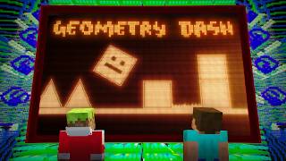 How I Made Geometry Dash In Minecraft [upl. by Clea28]